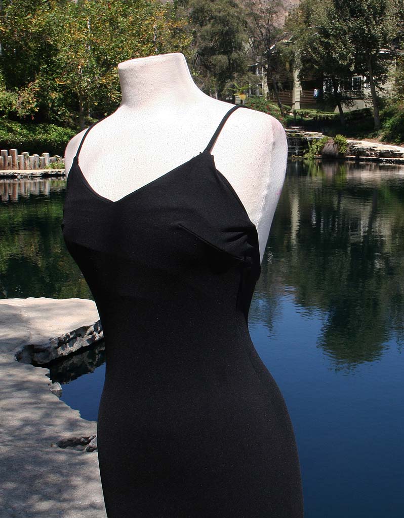 Black Long Fitted S-Straps