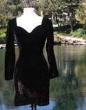 Black Velvety Dress