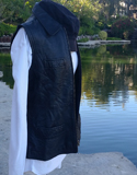 Luis Alvear Black Leather Vest