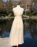 Sheer Lace Lining Back Cape