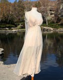 Sheer Lace Lining Back Cape